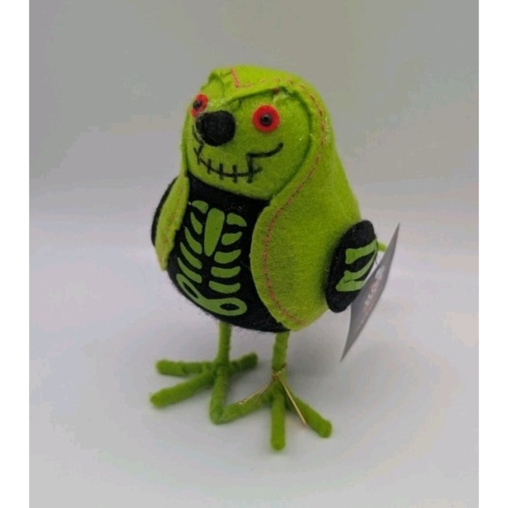 Target 2024 Halloween Featherly Friends Felt Bird Zombie X-Ray Bird